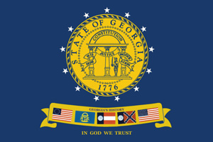 Georgia State Flag, c. 2001-2003